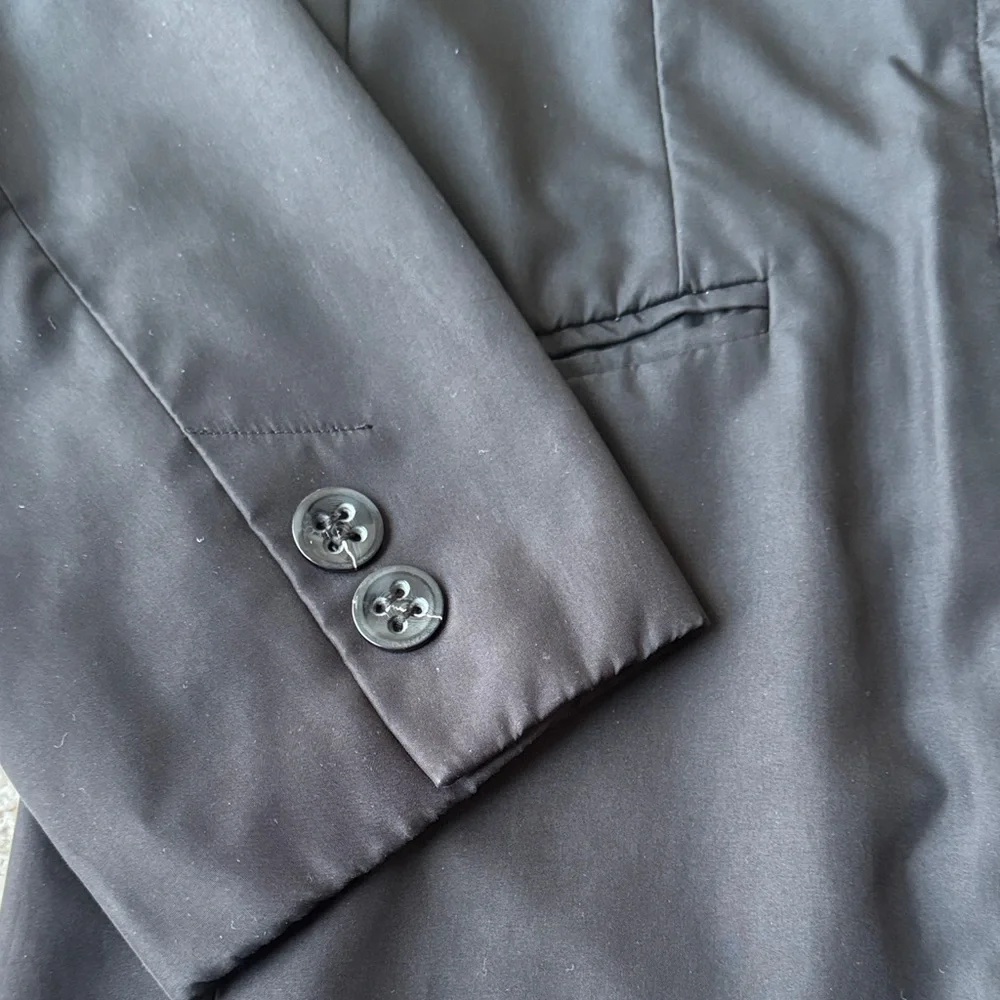 LONDON FOG Manhattan Women's Black Lined Trench Coat - Picture 9 of 14